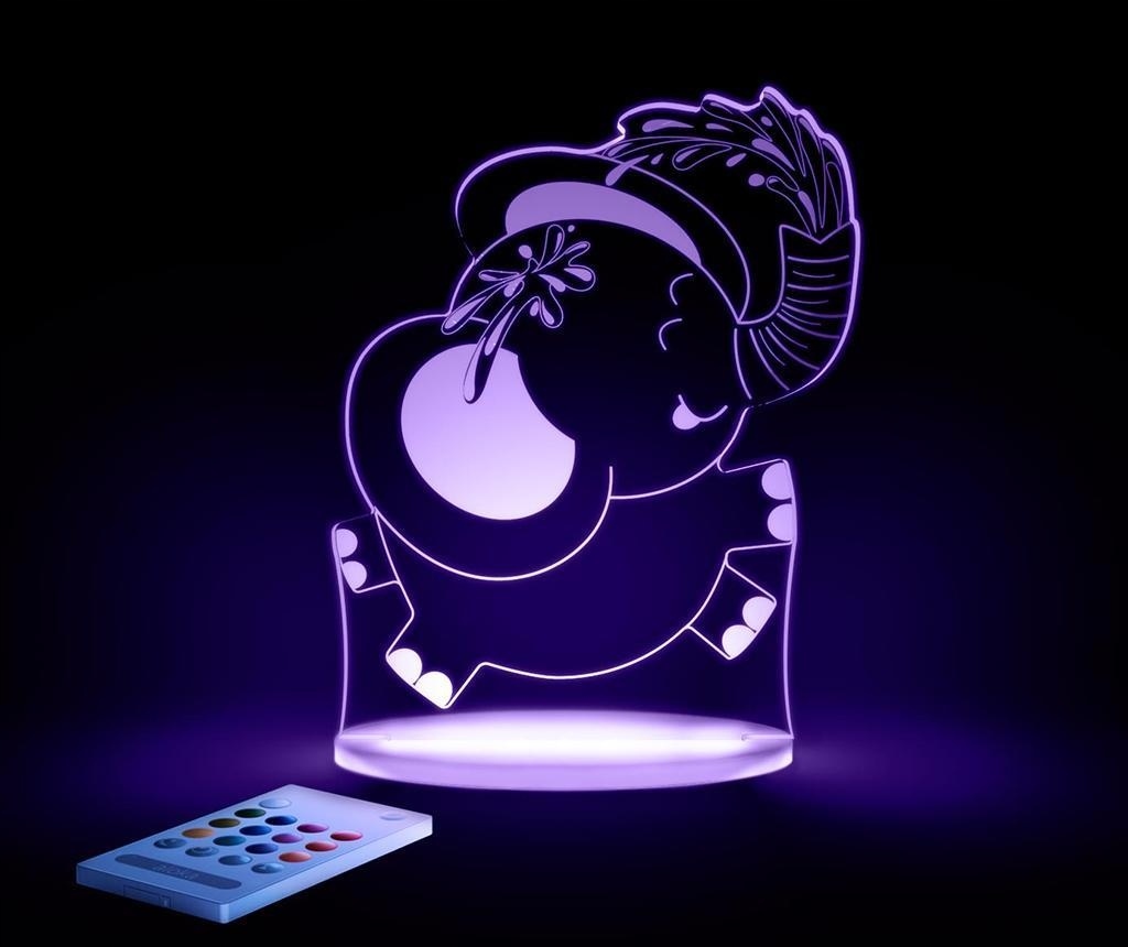 LAMPKA NOCNA - CZUWAJĄCA LED Aloka * SŁOŃ * Płeć chłopcy