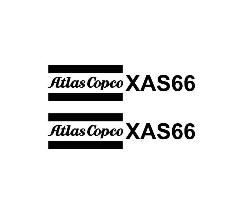 Samolepky samolepka Atlas Copco Xas 66