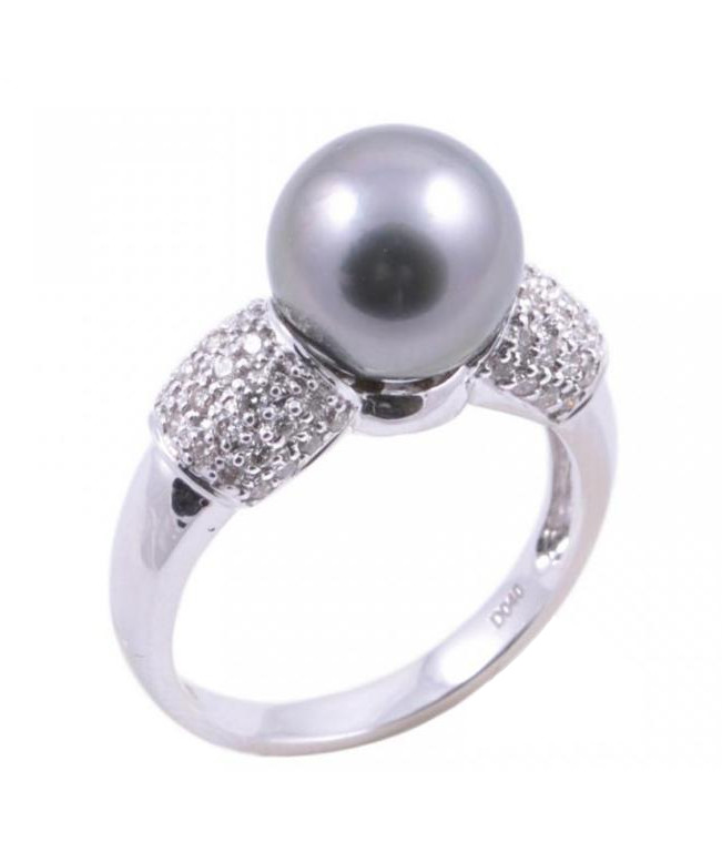 Exkluzivní Prstýnek S Mořskou Perlou Tahiti