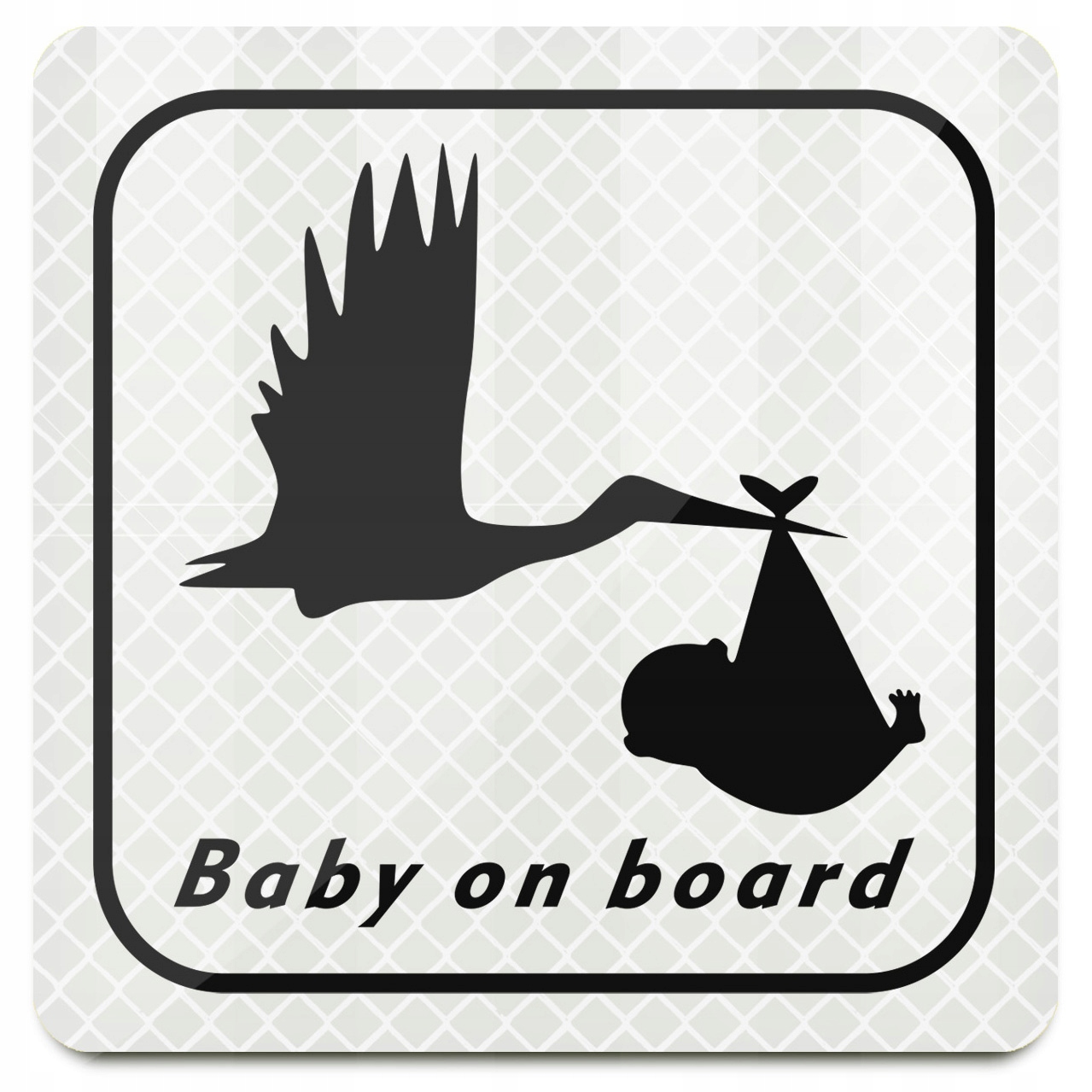 

Naklejka Odblaskowa Ostrzegawcza Baby On Board