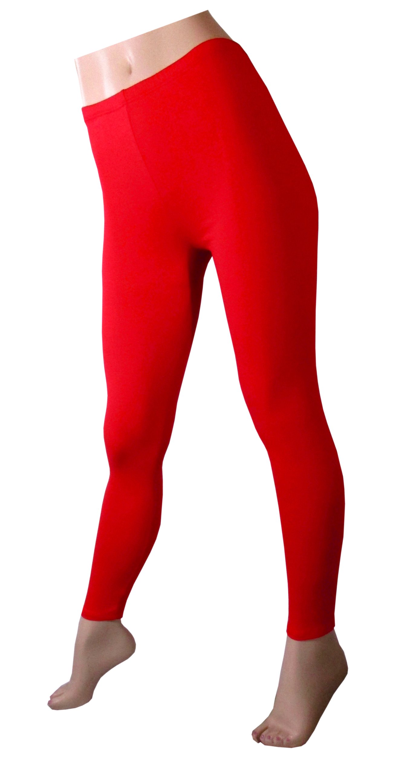 Legginsy getry leginsy długie czerwone L bawełniane Marka inna