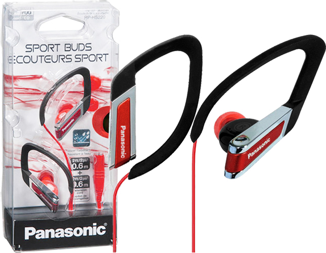 

Słuchawki douszne Panasonic RP-HS220 czerwone