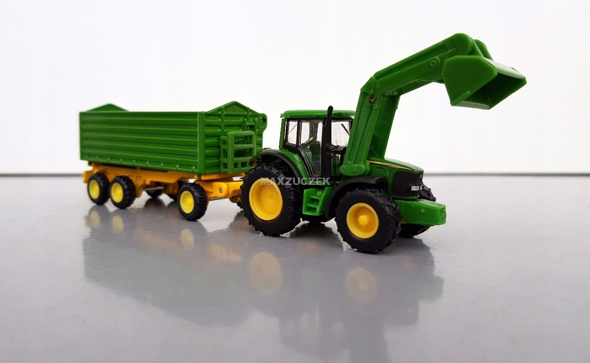 SIKU 1843 TRAKTOR JOHN DEERE PRZYCZEPA 1:87 Płeć Chłopcy