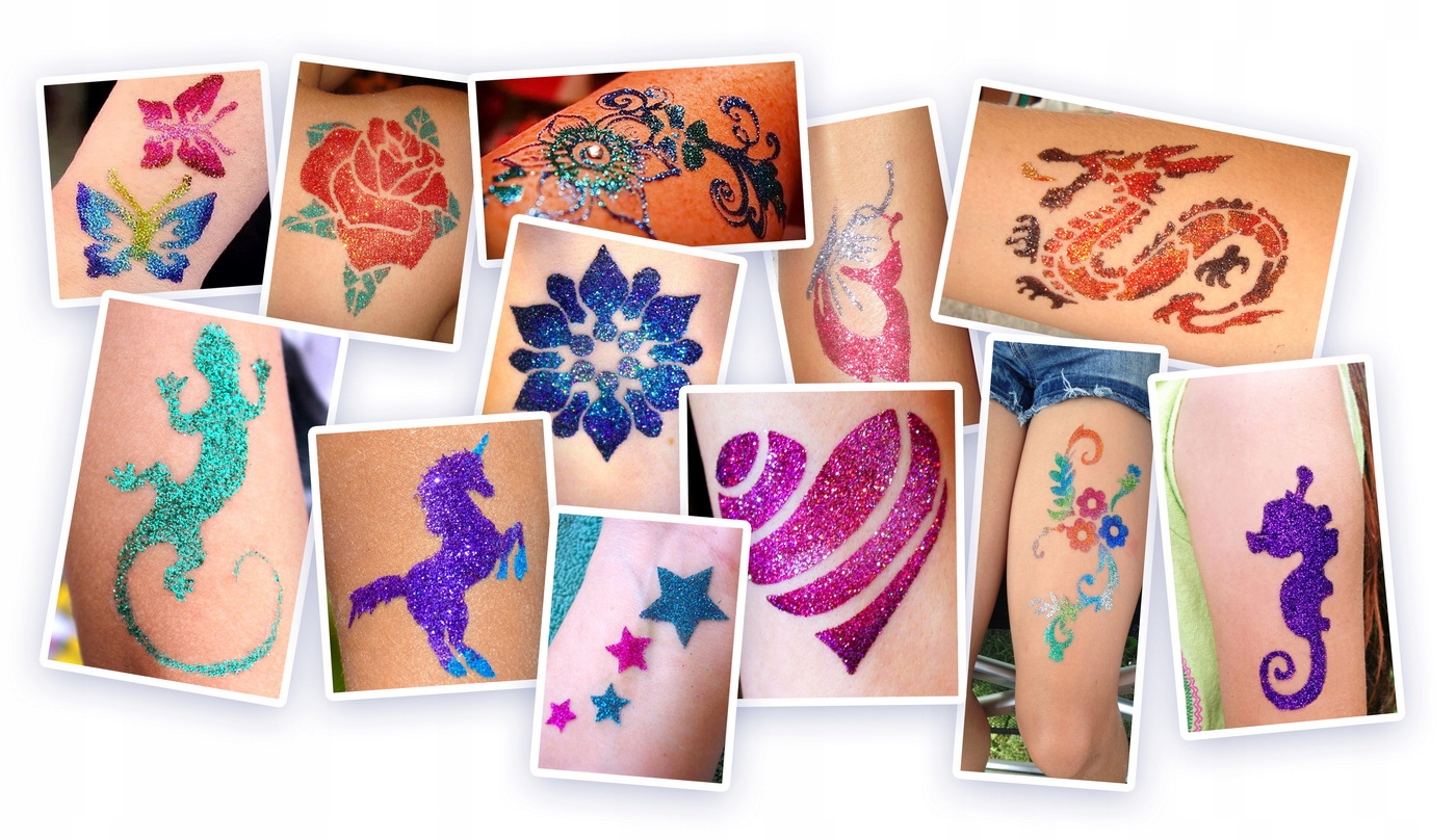 KLEJ do TATUAŻY Brokatowych BARDZO MOCNY 16 ml Marka inna marka