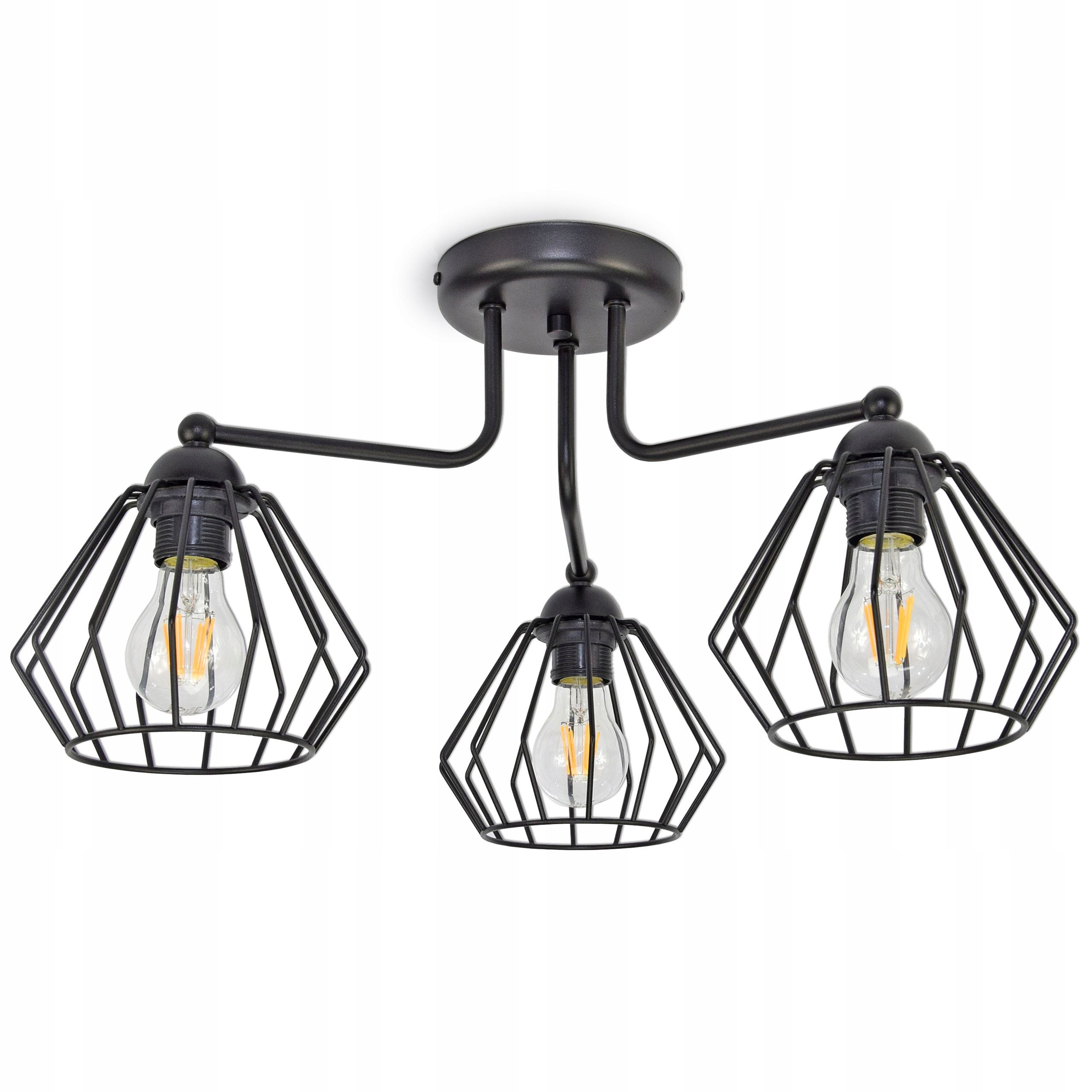 

Lampa Plafon Loft Edison z Drutu Druciak 720-3