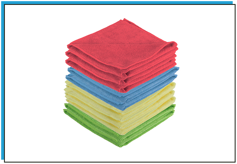 10SZT ŚCIERECZEK Z MIKROFIBRY 4 kolory Marka bez marki