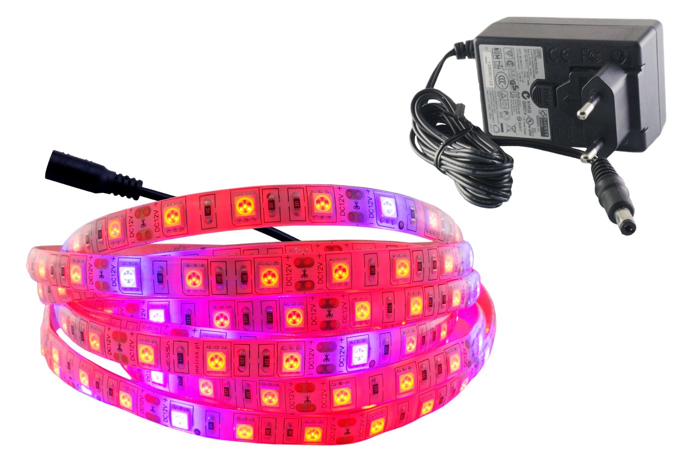 Set Led pásek Grow IP65 pro růst rostlin 2.5 m