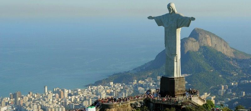 PUZZLE DREWNIANE POMNIK CHRYSTUS ODKUPICIEL BRAZIL Kolekcja 3D