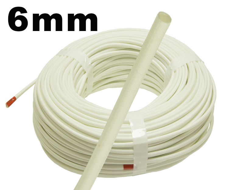 

Koszulka rurka z włókna szklanego z silikonem 6mm