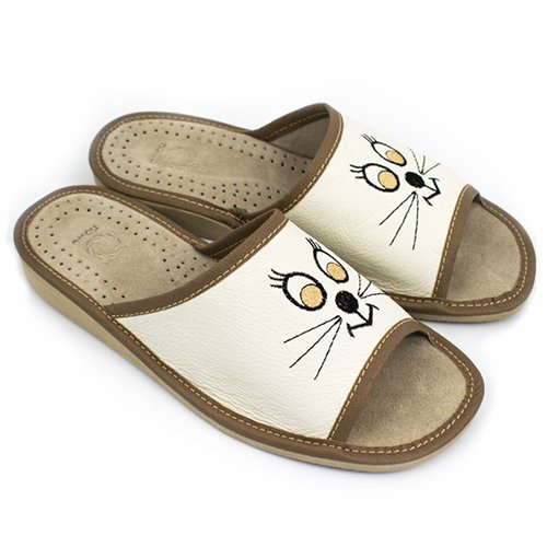 KLAPKI DAMSKIE SKÓRA WYPROFILOWANA WKŁADKA KAPCIE Płeć Produkt damski