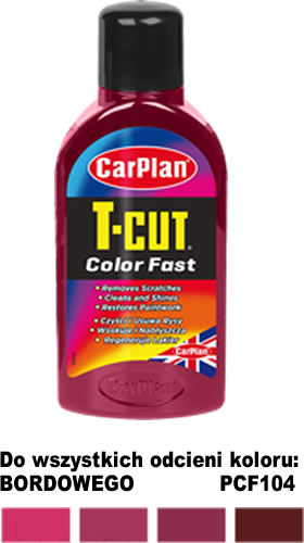 T-CUT Wiśniowy PIGMENT regenerator lakieru 2w1 Producent CarPlan