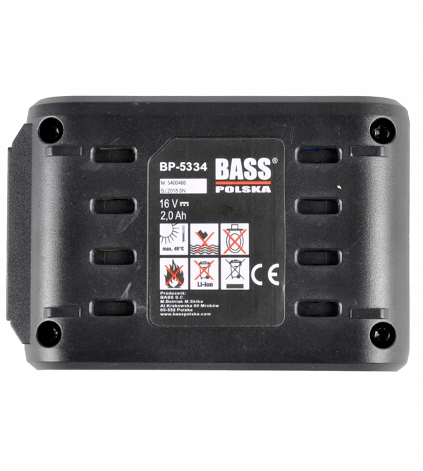 BATERIA DO WKRĘTARKI AKUMULATOROWEJ 16V Li-Ion 2Ah Typ akumulatora Li-Ion