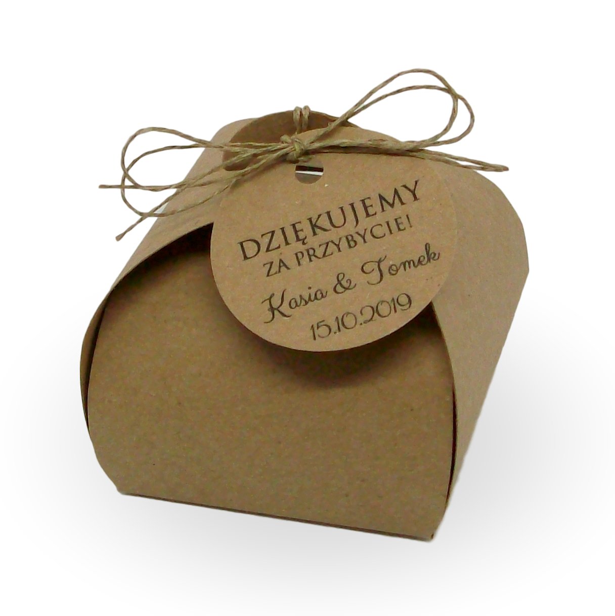 

Pudełeczka Eko Rustykalne Wesele Chrzest Upominki