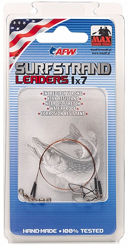 Przypon Surfstrand 1x7, 5 kg – 20 cm, Max Fishing