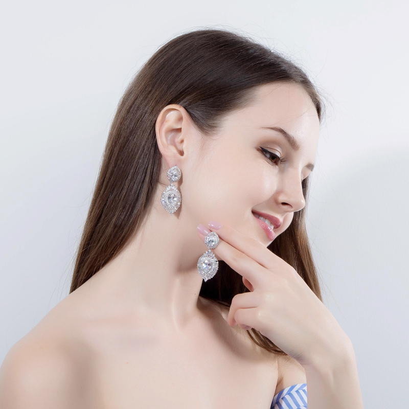 NASSARIUS KOLCZYKI DIAMENT ZŁOTO CRYSTAL SREBRO Marka Inna marka