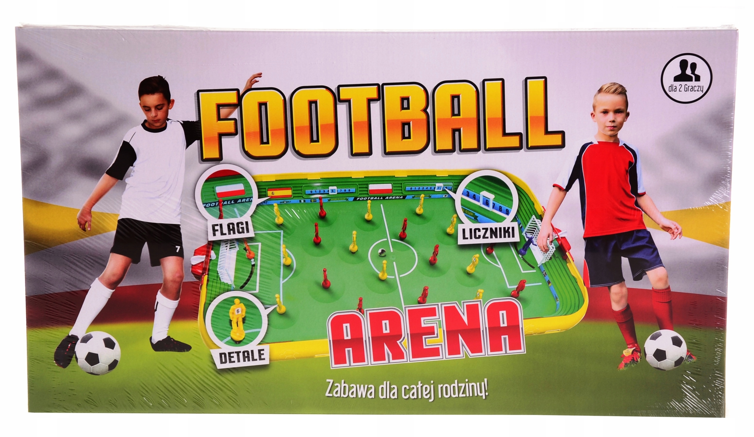 Zestaw do gry PIŁKARZYKI football arena, stół Bohater brak