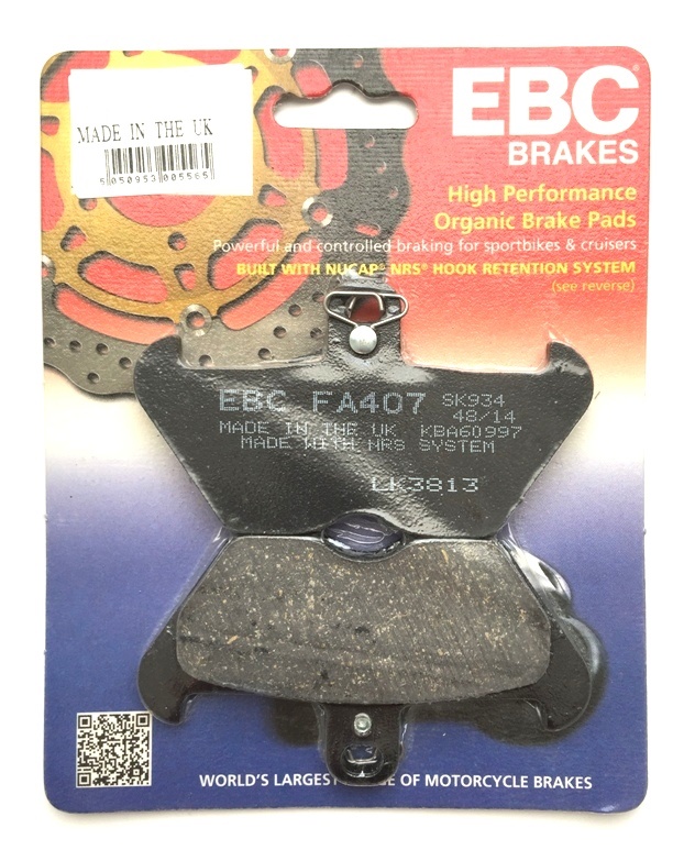 FA407 - Колодки передні BMW K1 K R 80 100 850 1000 1100 1200