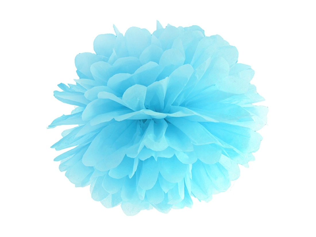 

Pompony Bibułowe Dekoracja 35CM Ślub URODZINY-9298
