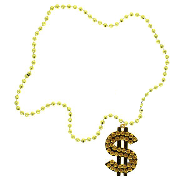 

Naszyjnik łańcuch Dolar Rap Hip Hop wisior