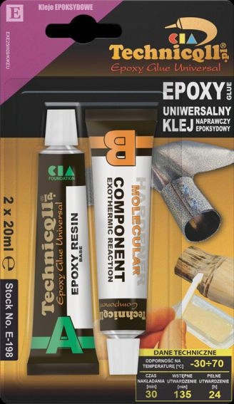 

Klej epoksydowy uniwersalny 2x20ml Technicqoll