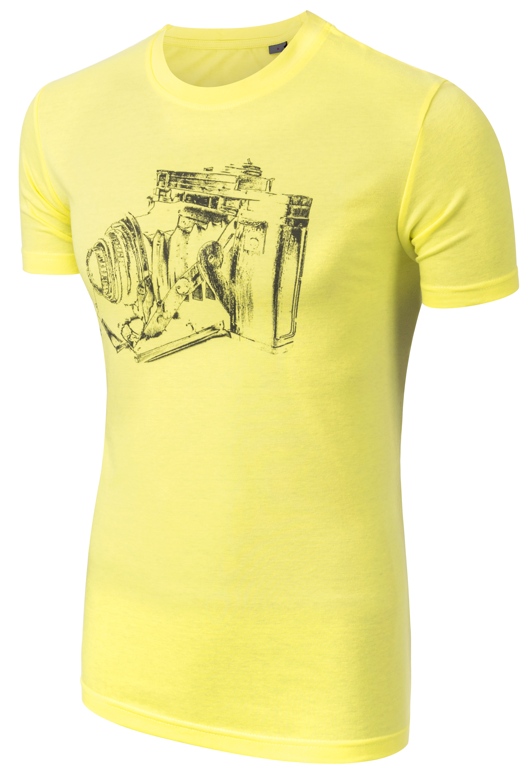 

T-shirt Koszulka Męska Koszulki 61001 żółty XL
