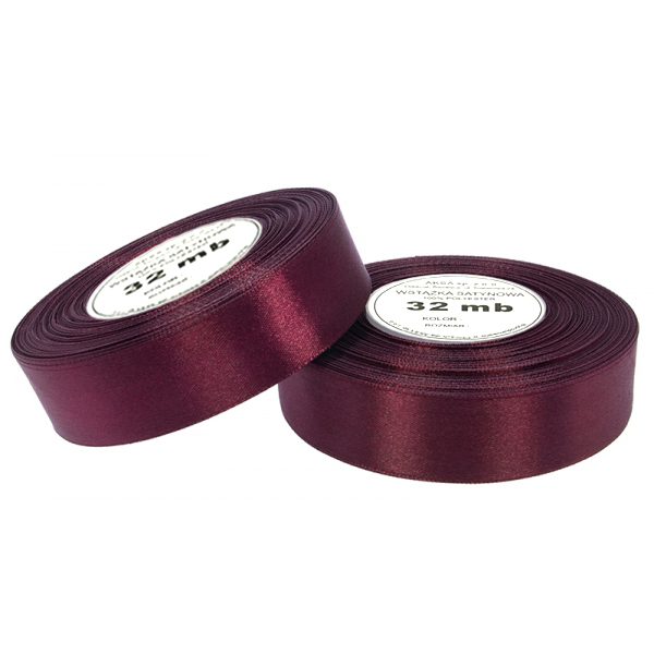 

Wstążka tasiemka satynowa atłasowa 25mm 8060 32mb