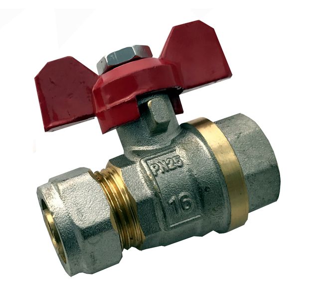 

Zawór Kulowy Pex/alu/pex 16mm x 1/2' Gw