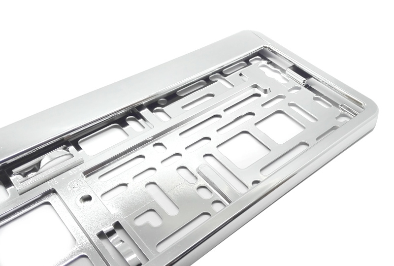 RAMKA RAMKI CHROM POD TABLICE REJESTRACYJNE UE EAN (GTIN) 5904883050907