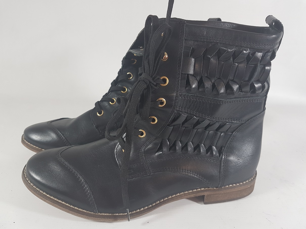 Zign Dámské Kotníkové Boty 100 % Kůže Velikost 40