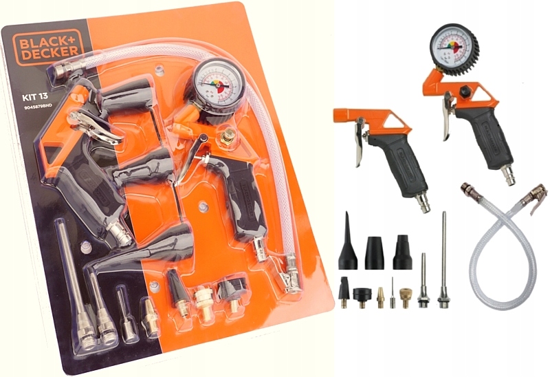 

Black Decker Zestaw Pneumatyczny Lakierniczy 13 el