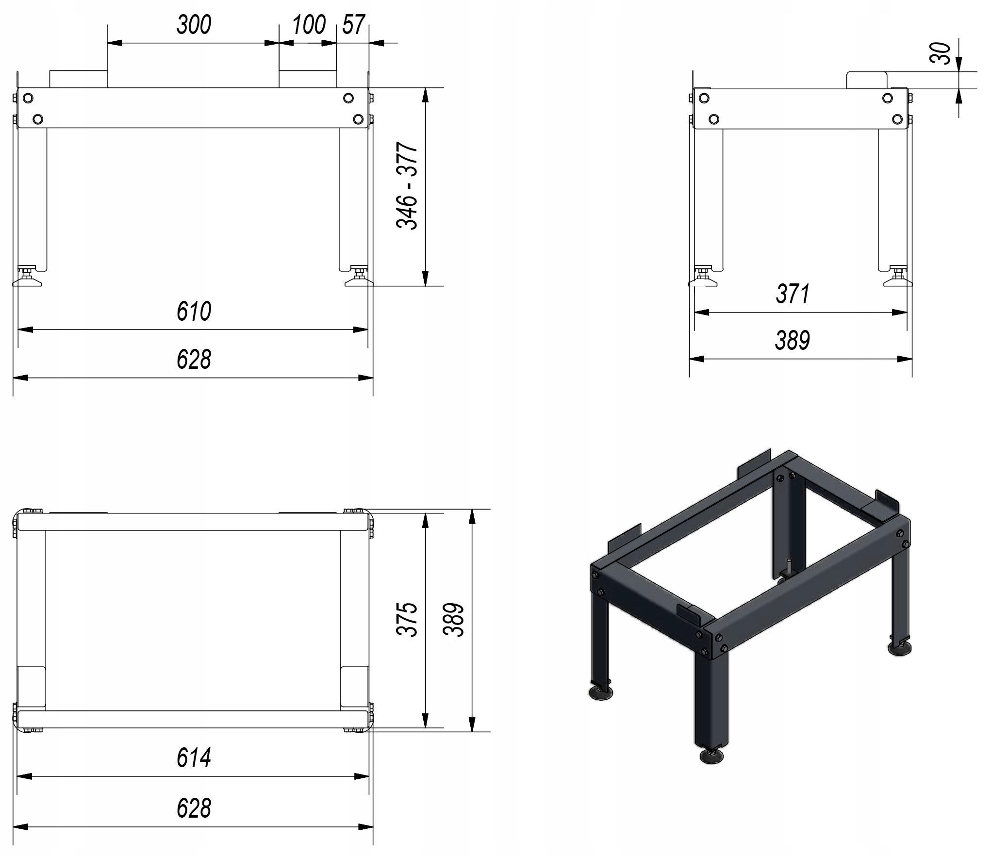 PODSTAWA POD WKŁAD KOMINKOWY ZUZIA NOGI KOMINEK Typ Inne elementy
