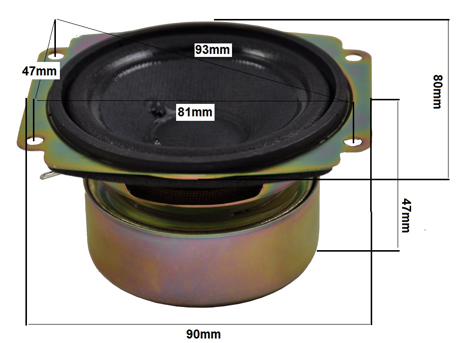 SONY Hi-End 40W do satelit ekranowany 8cmx9cm (05) Marka Sony