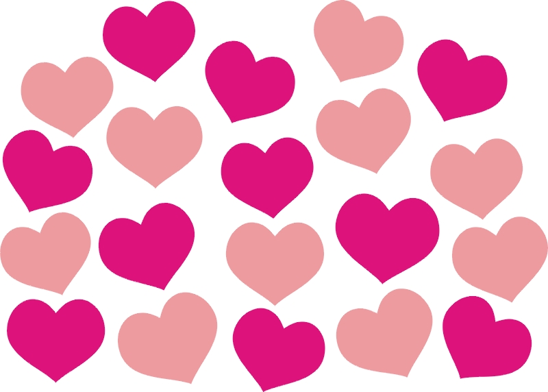 Сердечки красные розовые. Цветные сердечки. Наклейки "сердечки". Сердечки разных размеров. Розовое сердце.