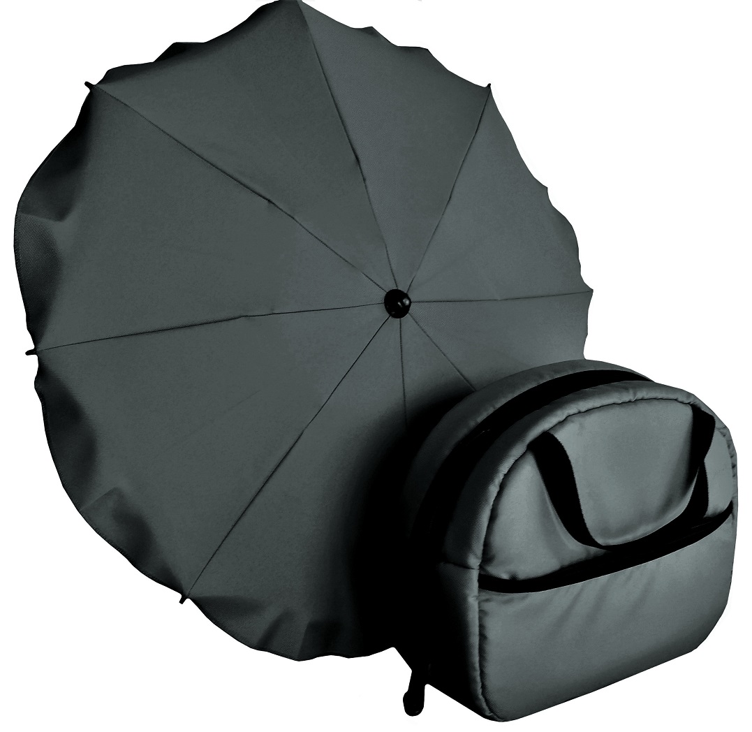 AS ZESTAW: TORBA +PARASOLKA DO WÓZKA -MASA KOLORÓW Wysokość 29 cm
