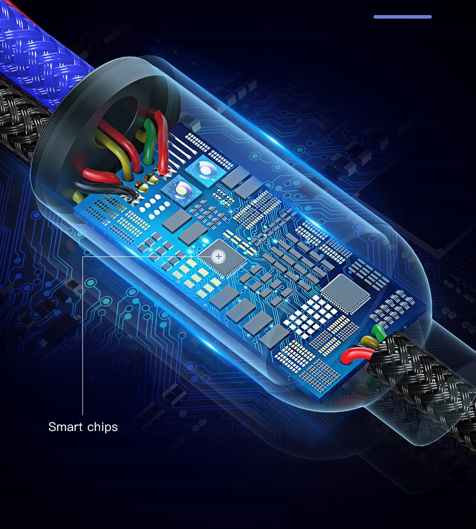 BASEUS MOCNY KABEL USB PRZEWÓD 3w1 do IPHONE MICRO TYP-C USB-C 3.5A 30cm Zgodność ze standardem Quick Charge 1.0 Quick Charge 2.0 Quick Charge 3.0
