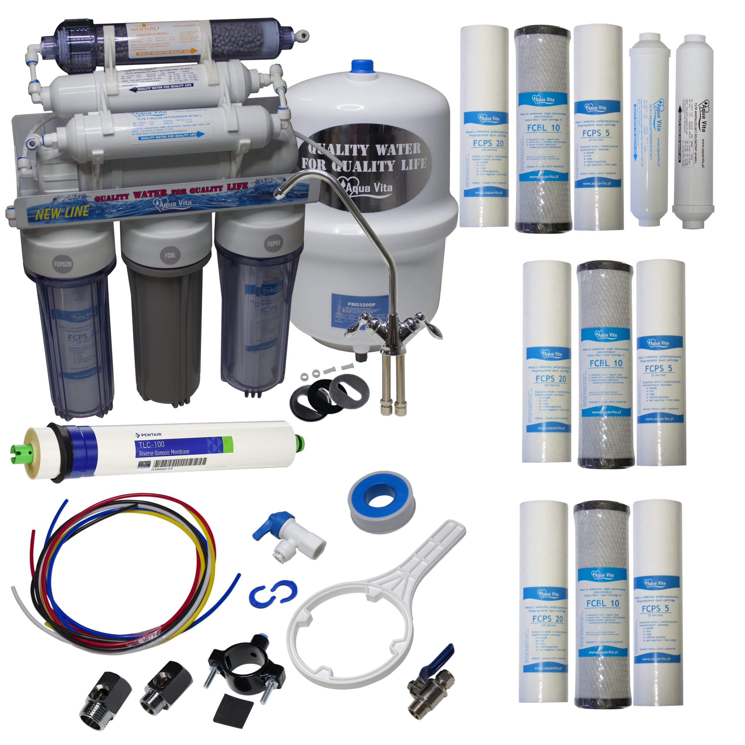 

RO7 Filtr Wody Osmoza Aqua Vita Redox Jonizator Ro