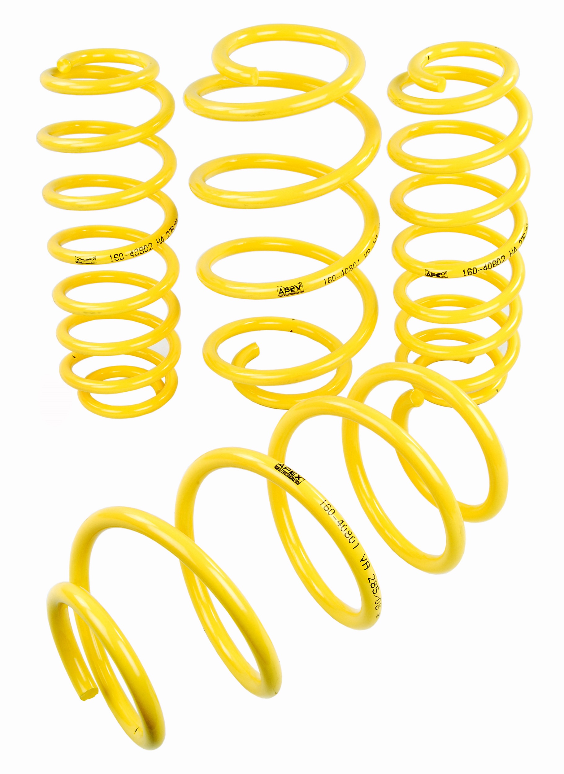 80-7821/3 - * APEX * LOWERING SPRINGS-35mm VOLKSWAGEN GOLF 7