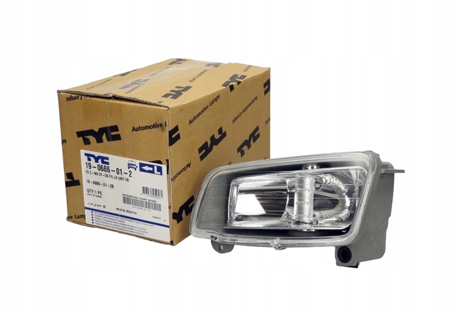 19-0686-01-2 - ГАЛОГЕННА ПРОТИТУМАННА ФАРА FORD C-MAX 07-10 ЛІВА