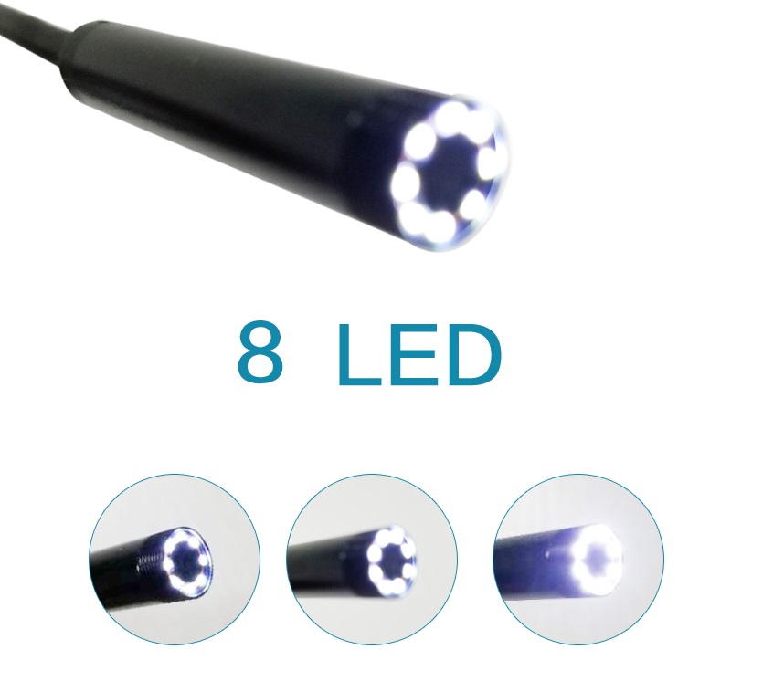 KAMERA INSPEKCYJNA WIFI i USB ENDOSKOP HD 8mm HIT! Kod producenta END