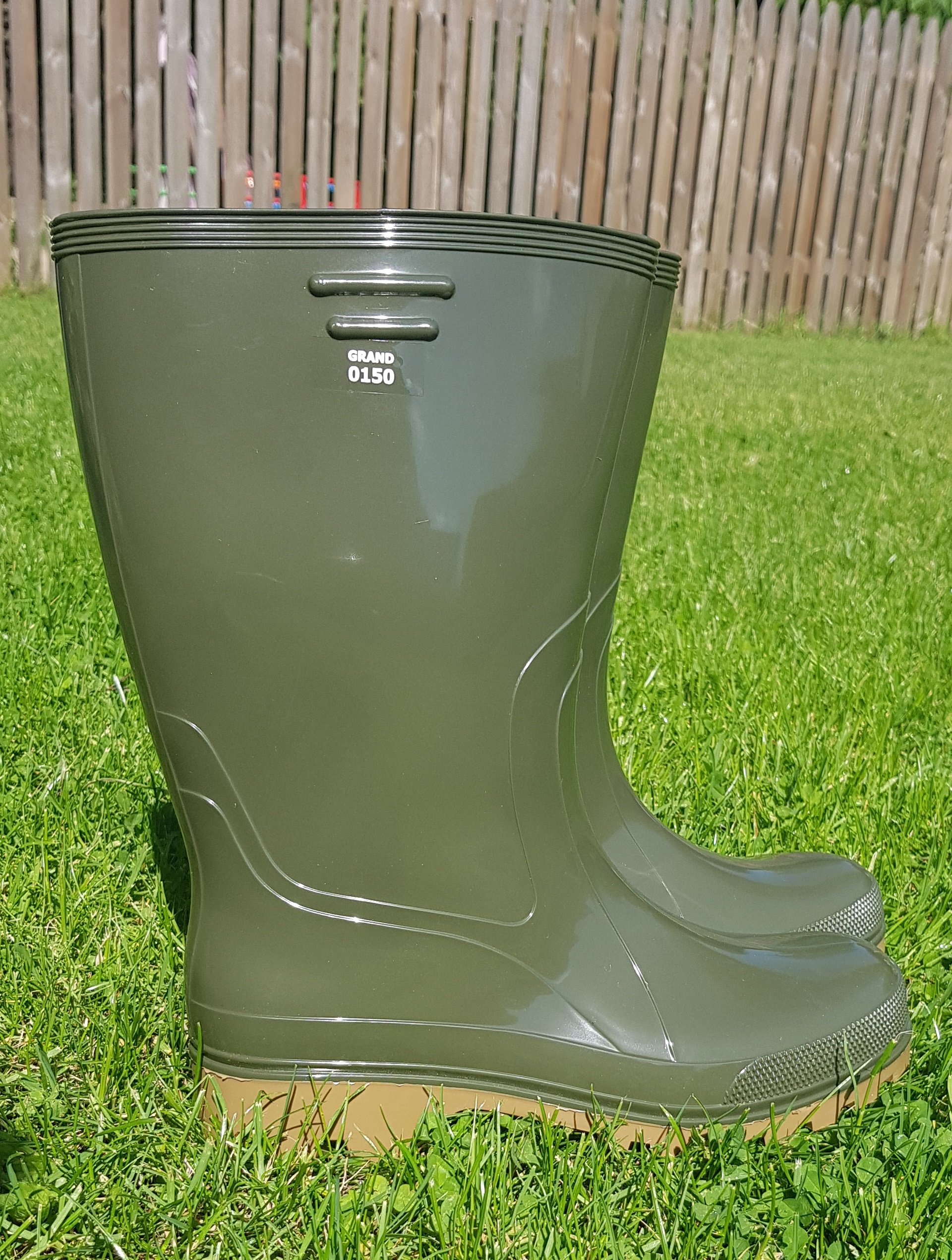 Kalosze Grand Zielony Na Deszczowe Wyprawy Na Łowy Marka inna