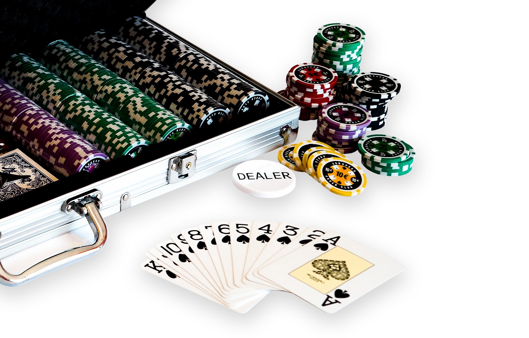 Super poker set 500 poker chips to buy with delivery from Poland with  Allegro on FastBox 6542078993