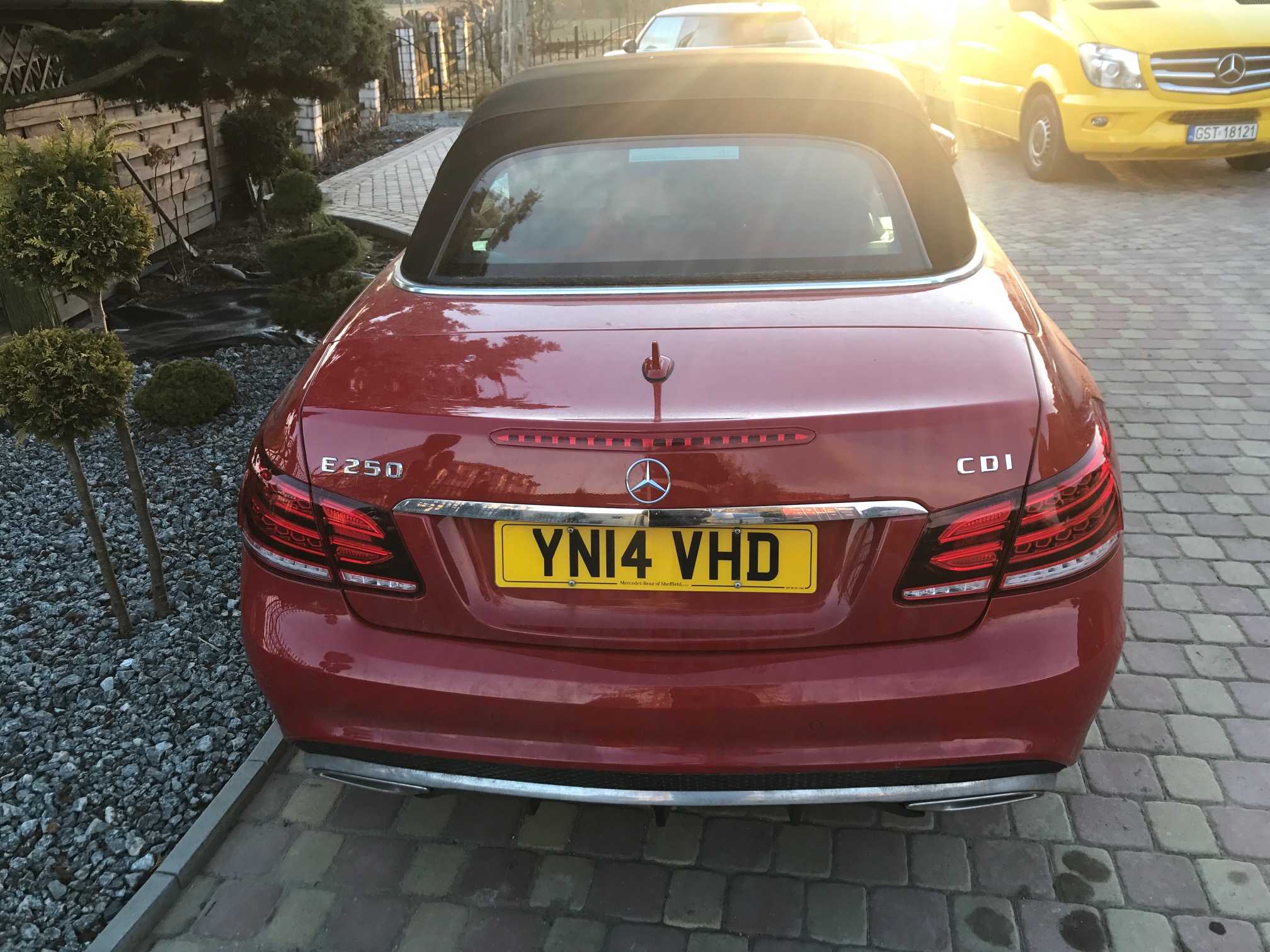 DACH MERCEDES E KLASA W207 LIFT CABRIO