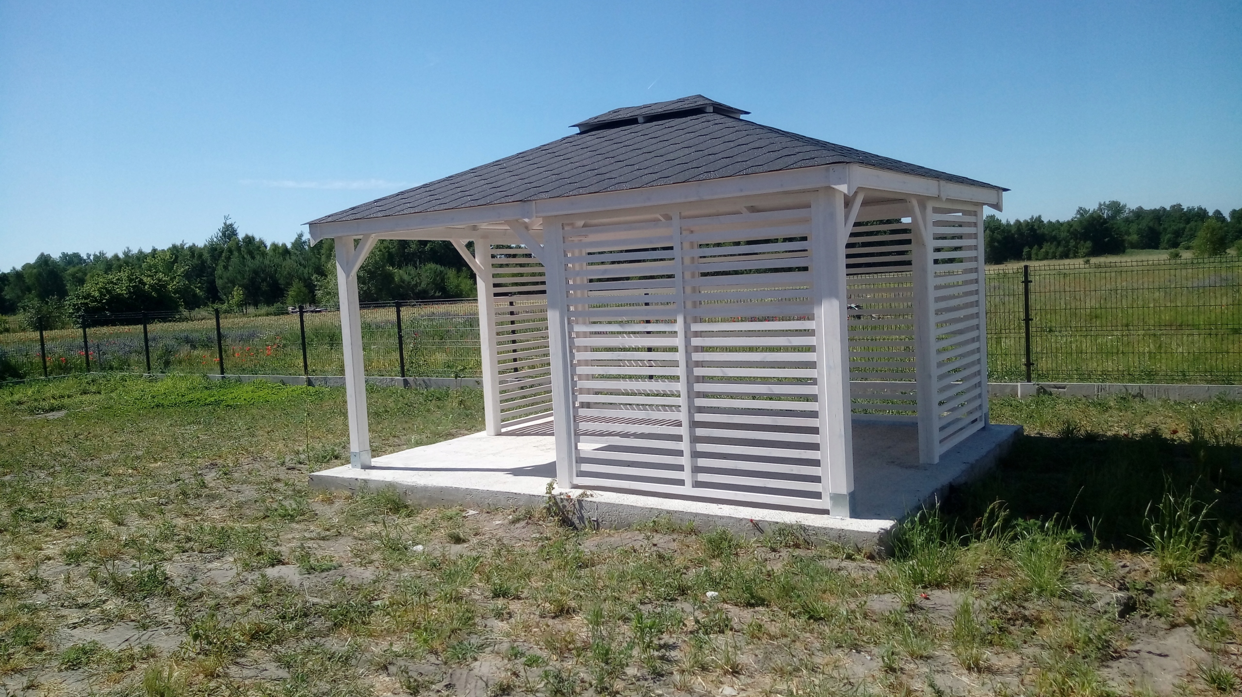 ALTANKA OGORODWA ALTANA WIATA DOMEK DREWUTNIA 3,5 x 4,5M Producent Altany na 5