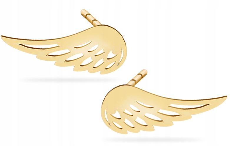 

Złote Kolczyki Gwiazd Wings Collection 333