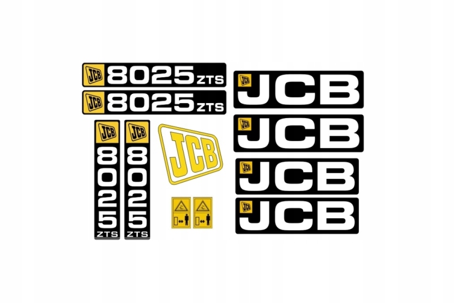 Samolepky Jcb Zts 8025 8030 8035 8045 8055