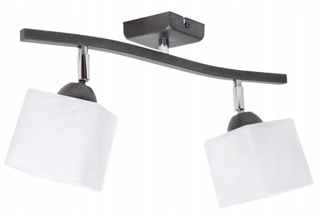 

Lampa Sufit Wisząca Plafon Żyrandol Szklane Klosze