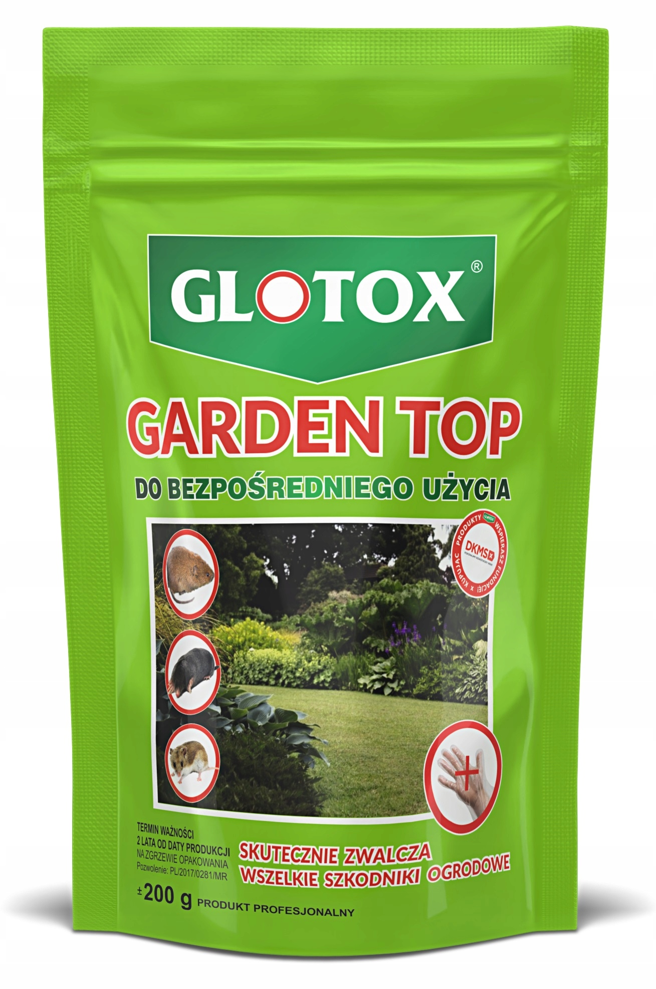 

Glotox Garden Top Trutka Na Krety Nornice 200G