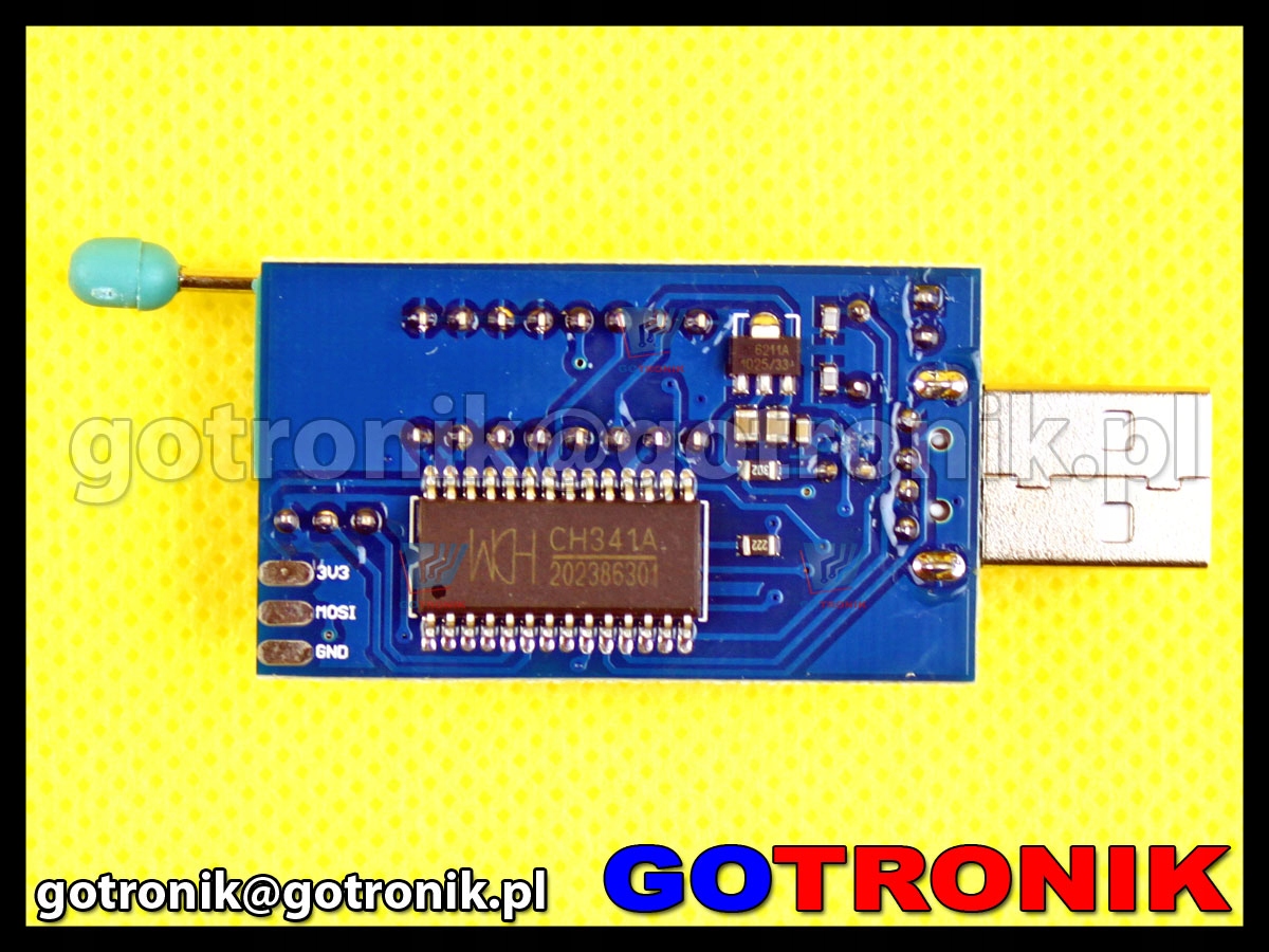 Programator do pamięci szeregowych CH341A BTE-022 EAN (GTIN) 6096346422488