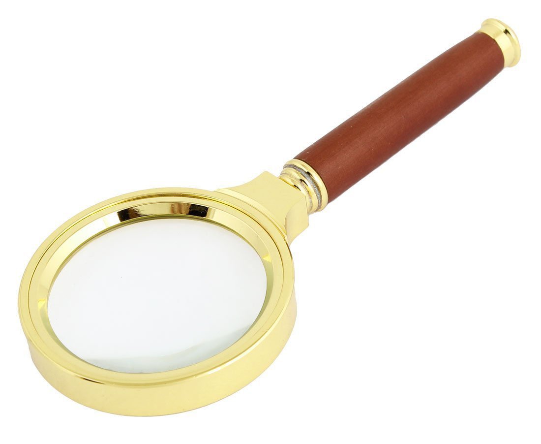 

Lupa Ręczna Klasyczna 60 mm Złota Szkło #99