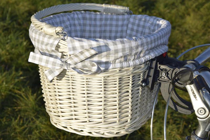 KOSZYK NA ROWER wiklinowy na CLICK + wkład 16 WZOR Model Wiklinowe Cuda